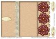 3 Flowers Scalloped Letter Fold Card 5