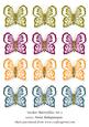 Sticker Butterflies Set 3