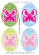 Easter Eggs with Butterfly Toppers Set 2