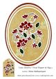 Cute Flowers Oval Topper & Tag 2