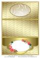 Letter Fold Aperture Card with Flowers & Butterflies 3