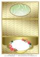 Letter Fold Aperture Card with Flowers & Butterflies 4