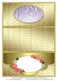 Letter Fold Aperture Card with Flowers & Butterflies 7
