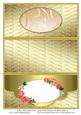 Letter Fold Aperture Card with Flowers & Butterflies 9