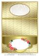Letter Fold Aperture Card with Flowers & Butterflies 10