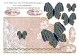 Cut & Fold Corner Card with Butterfly Decoupage 2
