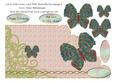 Cut & Fold Corner Card with Butterfly Decoupage 6