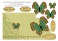 Cut & Fold Corner Card with Butterfly Decoupage 7