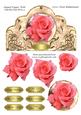 Shaped Topper with Step-by-step Rose 4