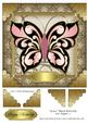 Grace Black Butterfly 8x8 Topper 2