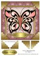 Grace Black Butterfly 8x8 Topper 3