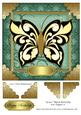 Grace Black Butterfly 8x8 Topper 6
