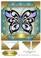 Grace Black Butterfly 8x8 Topper 7