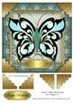 Grace Black Butterfly 8x8 Topper 11
