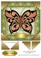 Grace Black Butterfly 8x8 Topper 15