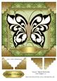 Grace Black Butterfly 8x8 Topper 17