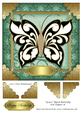 Grace Black Butterfly 8x8 Topper 18