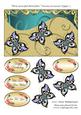 Three Graceful Butterflies Various Occasions Topper 3
