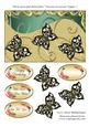 Three Graceful Butterflies Various Occasions Topper 5