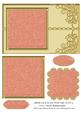 Blank Card Front with Side Swirls 4