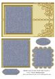 Blank Card Front with Side Swirls 5