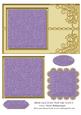 Blank Card Front with Side Swirls 6