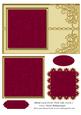 Blank Card Front with Side Swirls 7