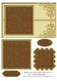 Blank Card Front with Side Swirls 8