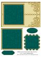Blank Card Front with Side Swirls 9