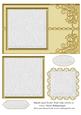 Blank Card Front with Side Swirls 10