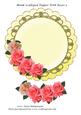 Blank Scalloped Topper with Roses 5