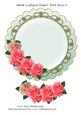 Blank Scalloped Topper with Roses 6