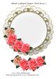 Blank Scalloped Topper with Roses 7