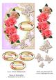 Roses & Butterflies Beautiful Card Front 2