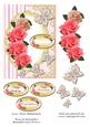 Roses & Butterflies Beautiful Card Front 3