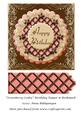Strawberry Cookie Birthday Topper & Bookmark