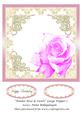 Tender Rose & Swirls Large Topper 2