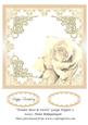Tender Rose & Swirls Large Topper 3