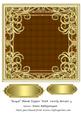 Royal Blank Topper with Swirly Border 4