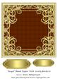 Royal Blank Topper with Swirly Border 6