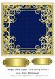 Royal Blank Topper with Swirly Border 7