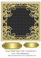 Royal Blank Topper with Swirly Border 8