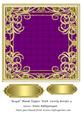 Royal Blank Topper with Swirly Border 9