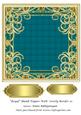 Royal Blank Topper with Swirly Border 10