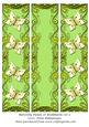 Butterfly Panels or Bookmarks Set 3