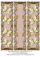 Butterfly Panels or Bookmarks Set 6