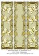 Butterfly Panels or Bookmarks Set 7