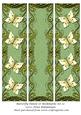 Butterfly Panels or Bookmarks Set 10
