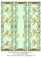 Butterfly Panels or Bookmarks Set 12