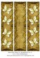 Butterfly Panels or Bookmarks Set 13